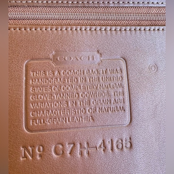 Vintage Coach #4164 Bedford Flap Messenger Bag - Picture 5 of 11